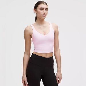 LULULEMON BABY PINK ALIGN TANK WOMENS!